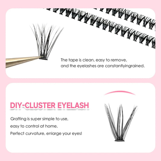 DIY Lash Extension Kit — 200 Clusters + Bond & Seal