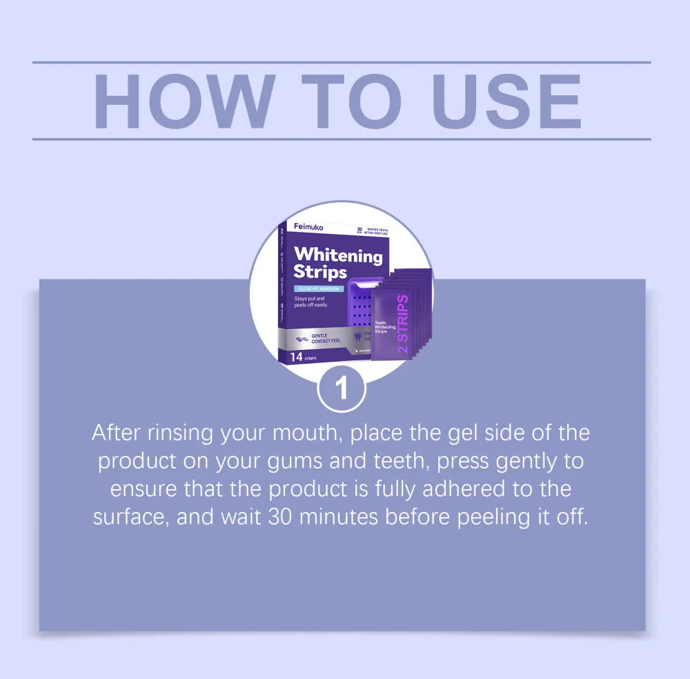 Feimuko Teeth Whitening Strips