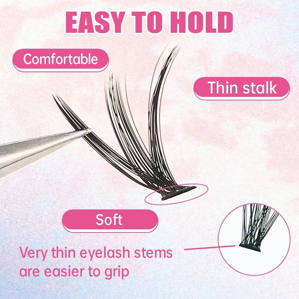 DIY Lash Extension Kit — 200 Clusters + Bond & Seal