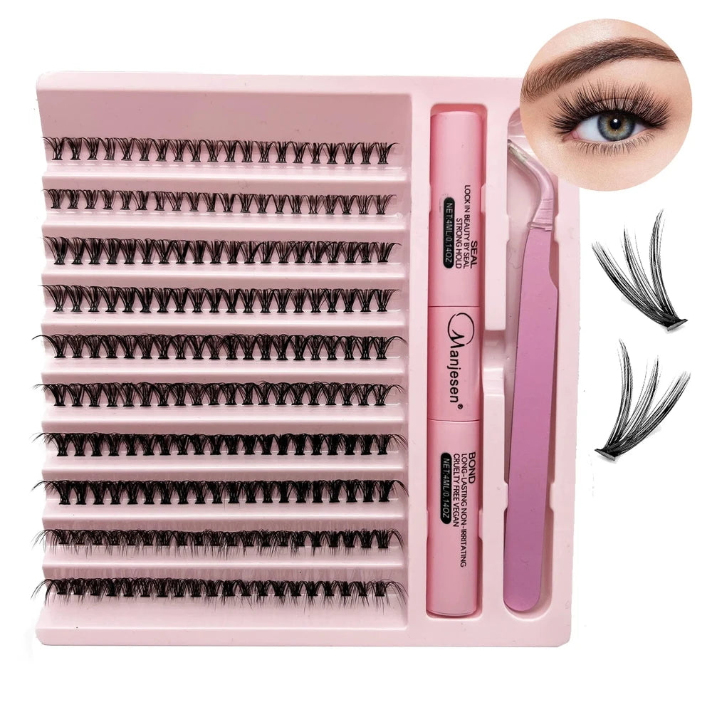 DIY Lash Extension Kit — 200 Clusters + Bond & Seal