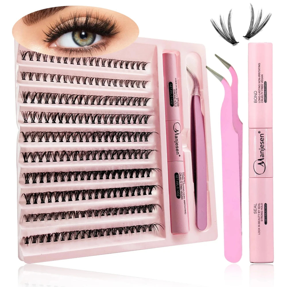 DIY Lash Extension Kit — 200 Clusters + Bond & Seal