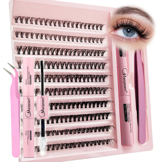 DIY Lash Extension Kit — 200 Clusters + Bond & Seal