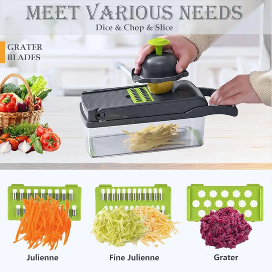 Multi-Functional Vegetable Chopper & Dicer