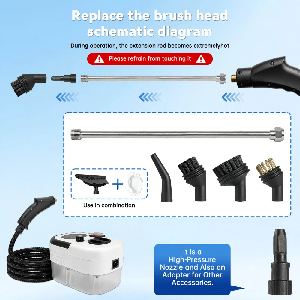 2500W High Temp Steam Cleaner